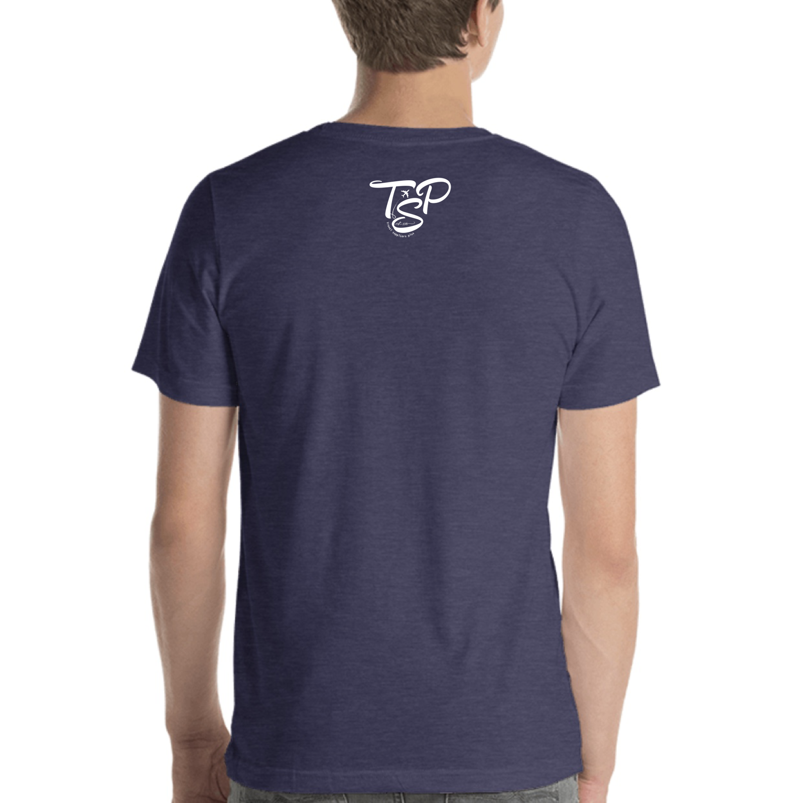 Travel Addict Passport Stamp T-Shirt - Travel Suppliers Plus