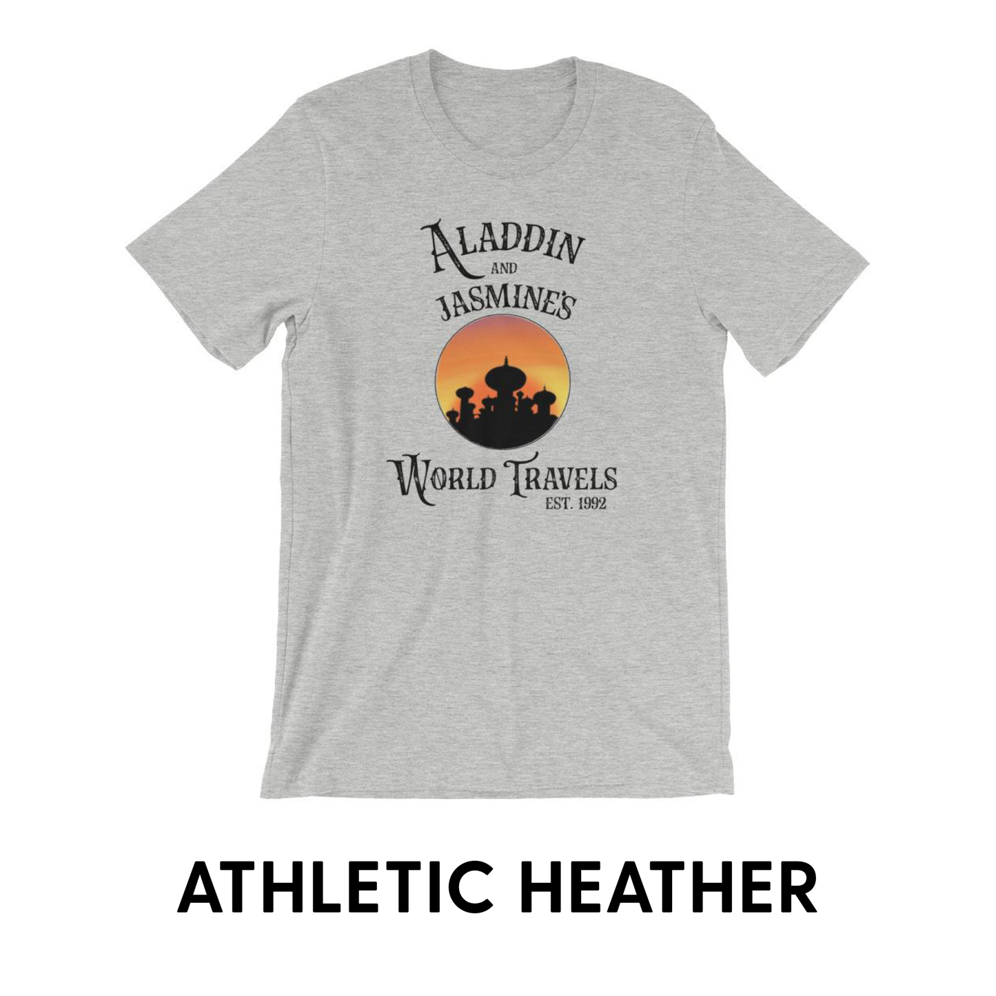 Aladdin & Jasmine’s World Travels - Unisex T-Shirt - Travel Suppliers Plus