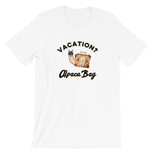 Vacation Alpaca Bag T-Shirt - Travel Suppliers Plus