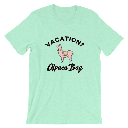 Vacation Alpaca Bag T-Shirt - Travel Suppliers Plus