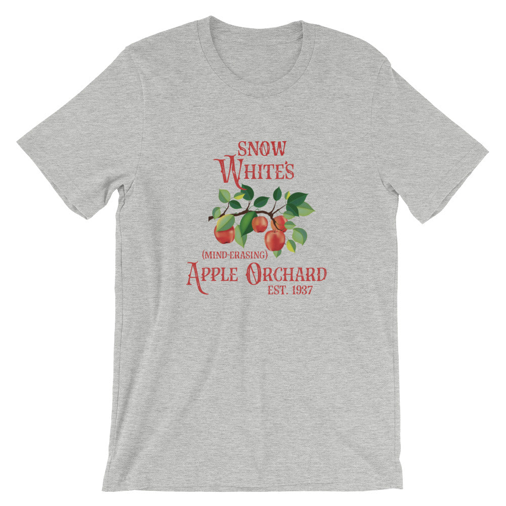 Snow White’s Apple Orchard T-Shirt (Unisex) - Travel Suppliers Plus